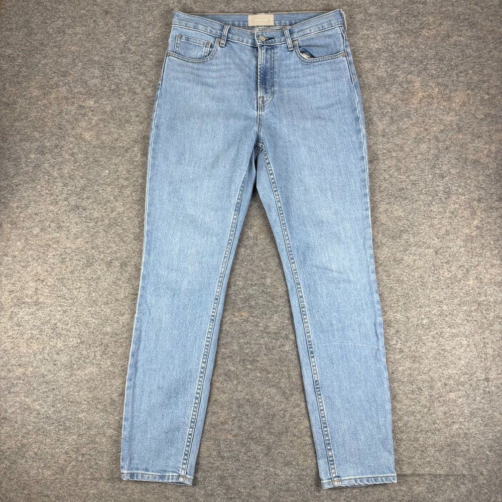 Everlane High Rise Skinny Jean 29" Cotton Stretch Blue Womens 30 Regular